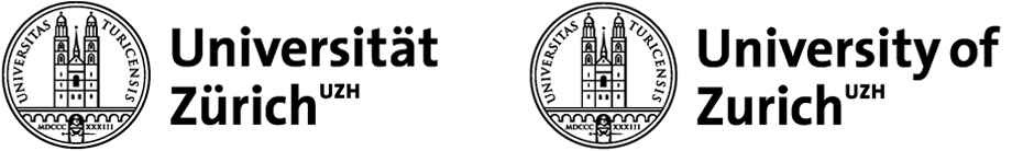 UZH Logo deutsch und englisch